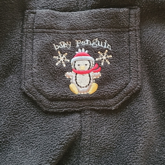 Soft fleece black overalls - Picture 4 of 4